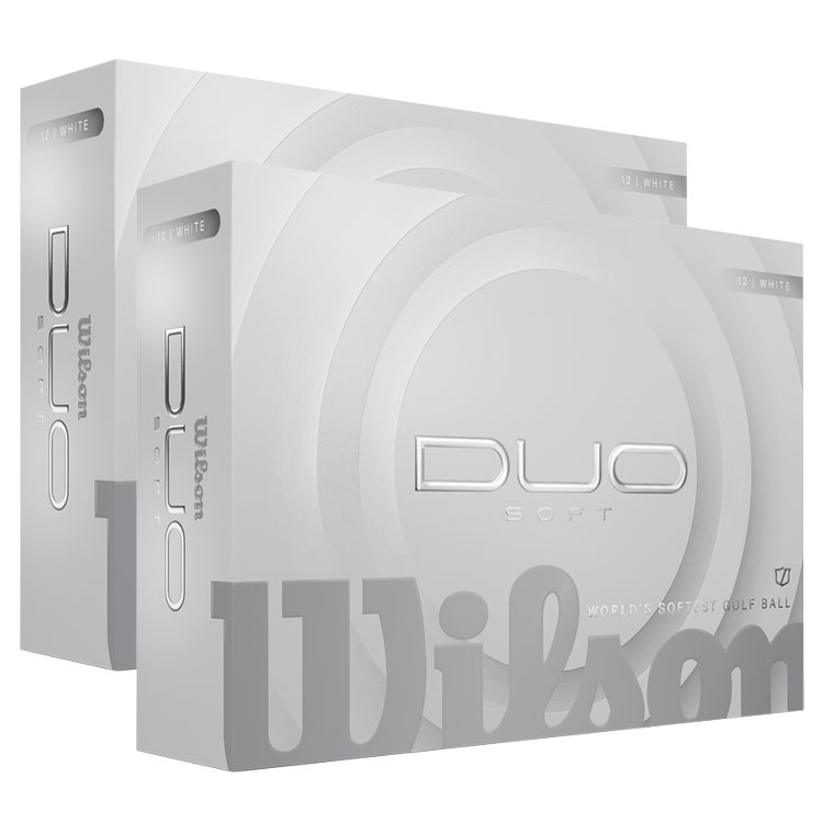 Wilson Duo Soft Golf Balls (Double Dozen) White Balls  /  2 Dozen