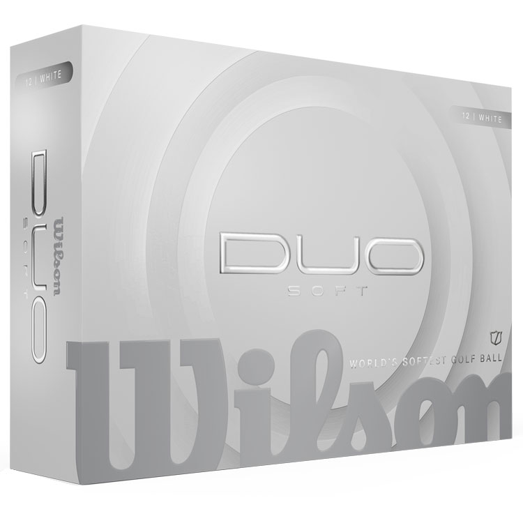 Wilson Duo Soft Golf Balls White Balls  /  Dozen