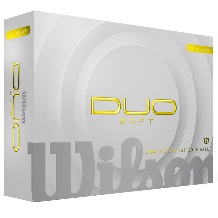 Wilson Duo Soft Golf Balls Yellow Balls  /  Dozen