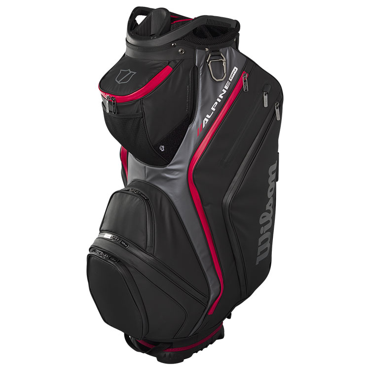 Wilson Alpine Dry Golf Cart Bag Black / Grey / Red