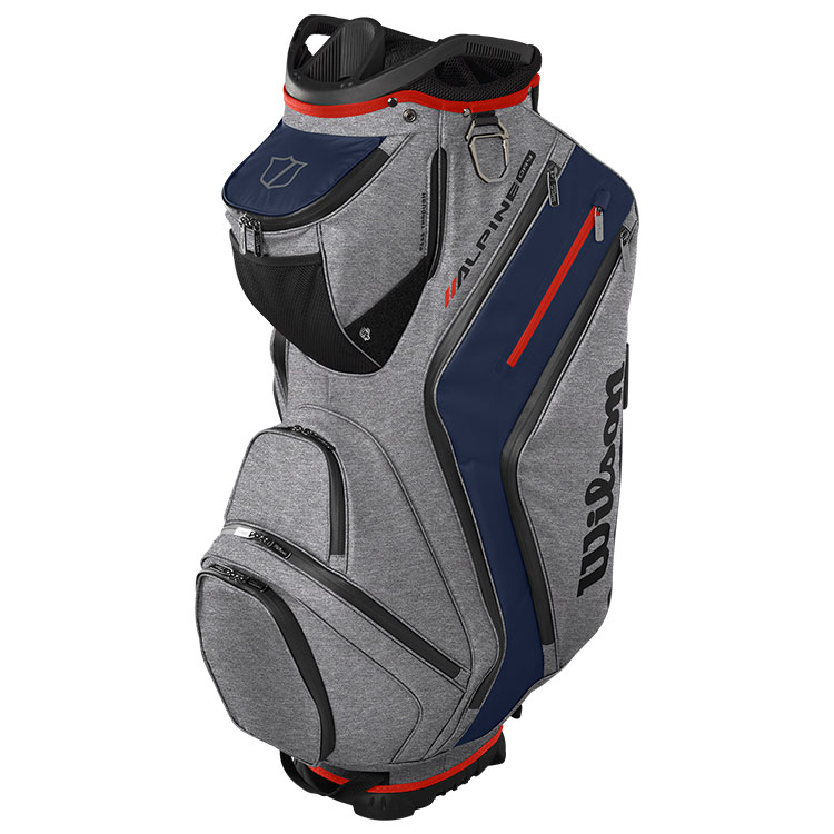 Wilson Alpine Dry Golf Cart Bag Grey / Navy / Red