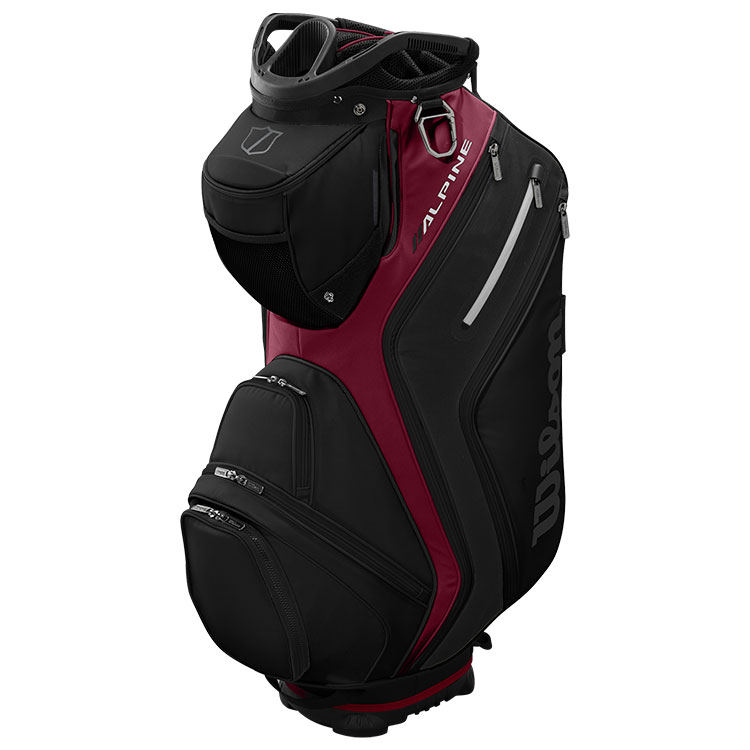 Wilson Alpine Golf Cart Bag Black / Red