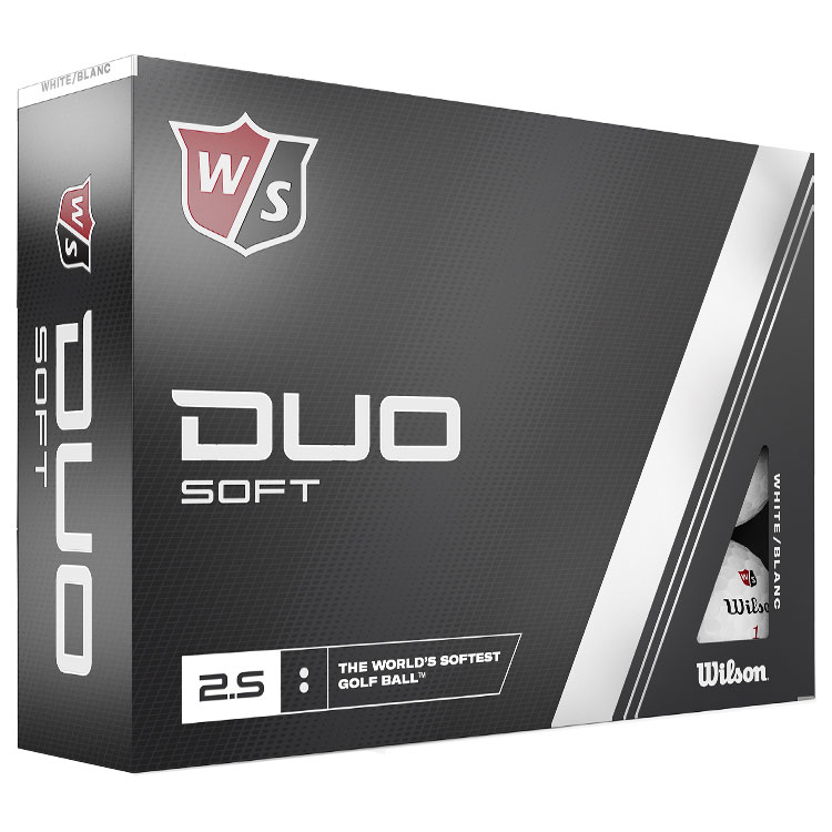 Wilson 2024 Duo Soft Golf Balls White Balls  /  Dozen