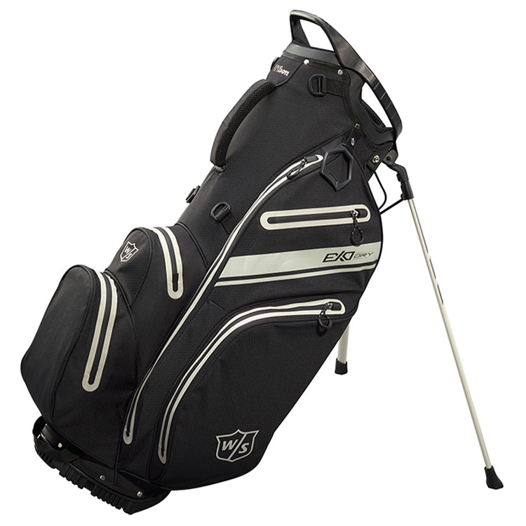 Wilson EXO Dry Golf Stand Bag Black / Charcoal / Silver
