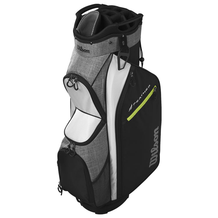 Wilson Feather Golf Cart Bag Black / Grey / White