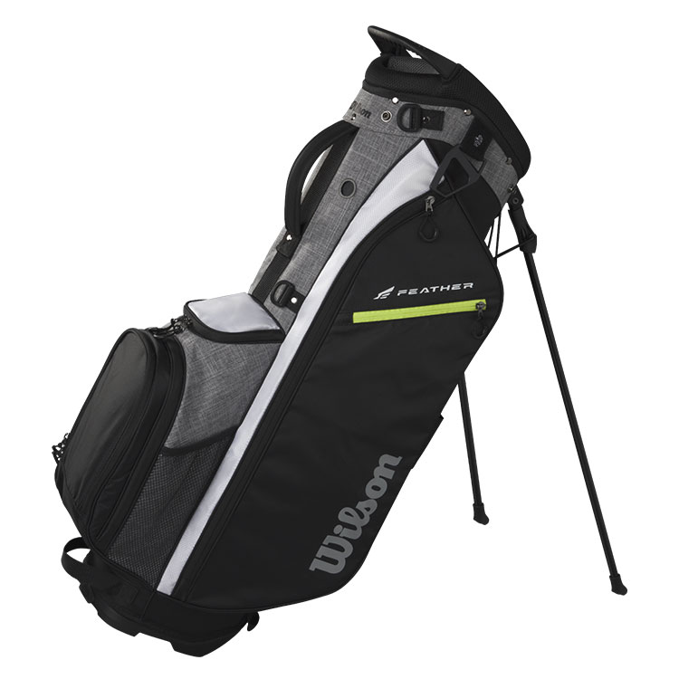 Wilson Feather Golf Stand Bag Black / Grey / White
