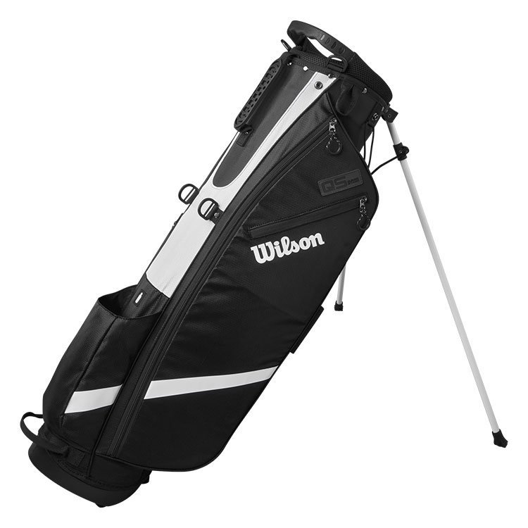 Wilson QS Lite Golf Stand Bag Black / White