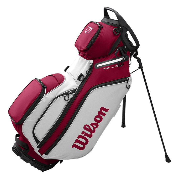 Wilson Talus Golf Stand Bag Staff Red