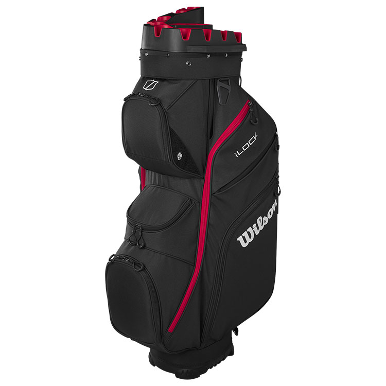 Wilson iLock 4 Golf Cart Bag Black / Red / White