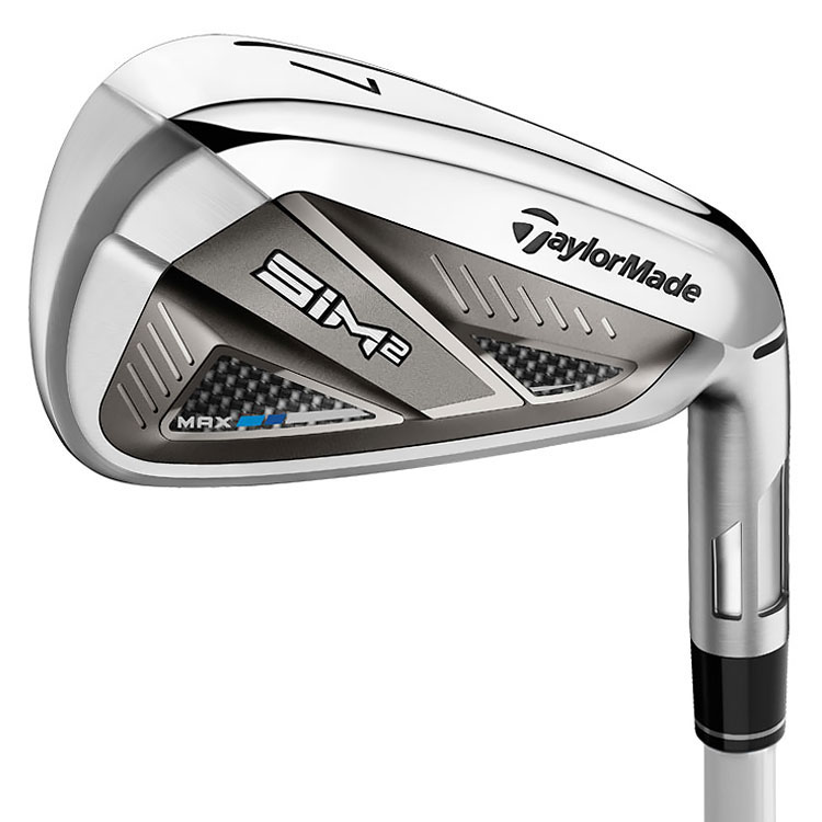 TaylorMade Ladies SIM 2 Max Golf Irons Ladies  /  Right Handed  /  Graphite