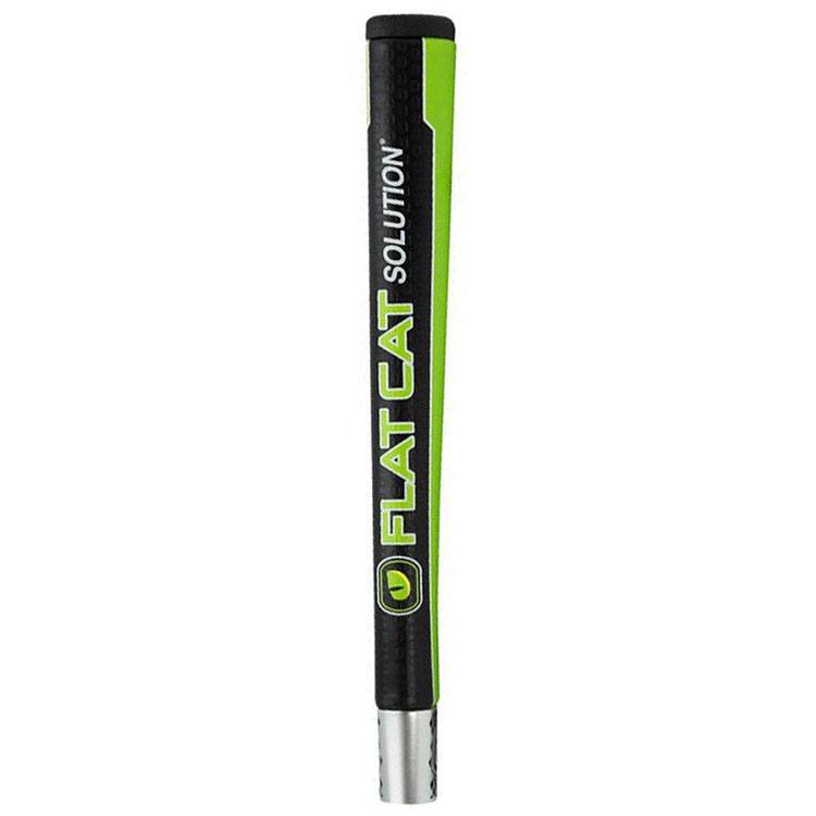 Lamkin Flat Cat Solution Pistol Golf Putter Grip Black / Lime
