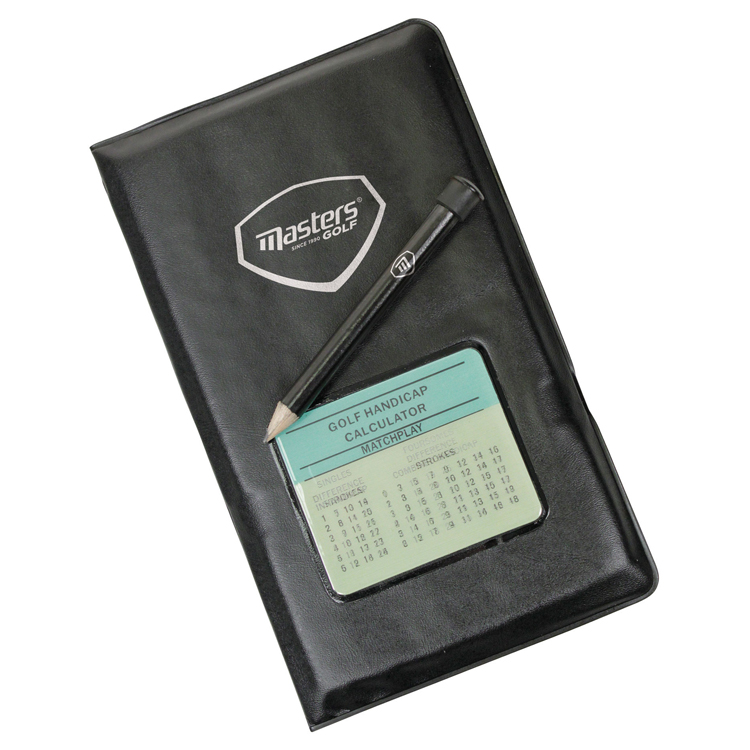 Masters Deluxe Scorecard Holder Black