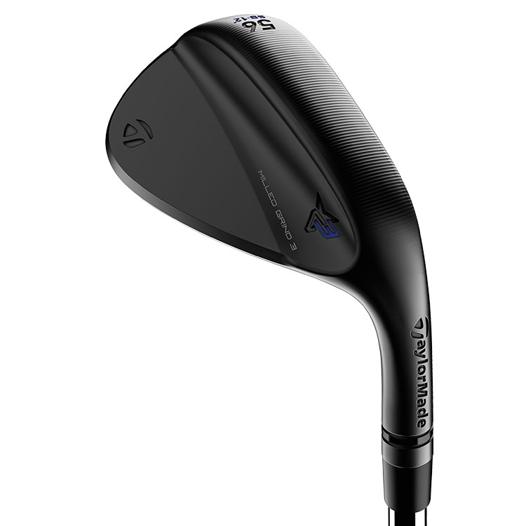TaylorMade Milled Grind 3 Black Satin Golf Wedge Mens  /  Right Handed  /  Steel