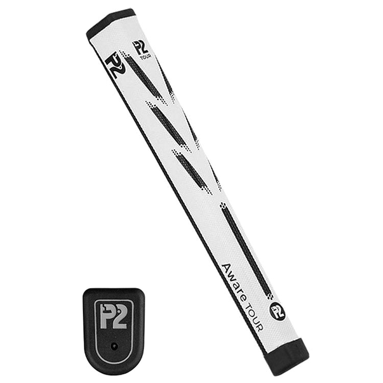 P2 Aware Tour Golf Putter Grip White / Black