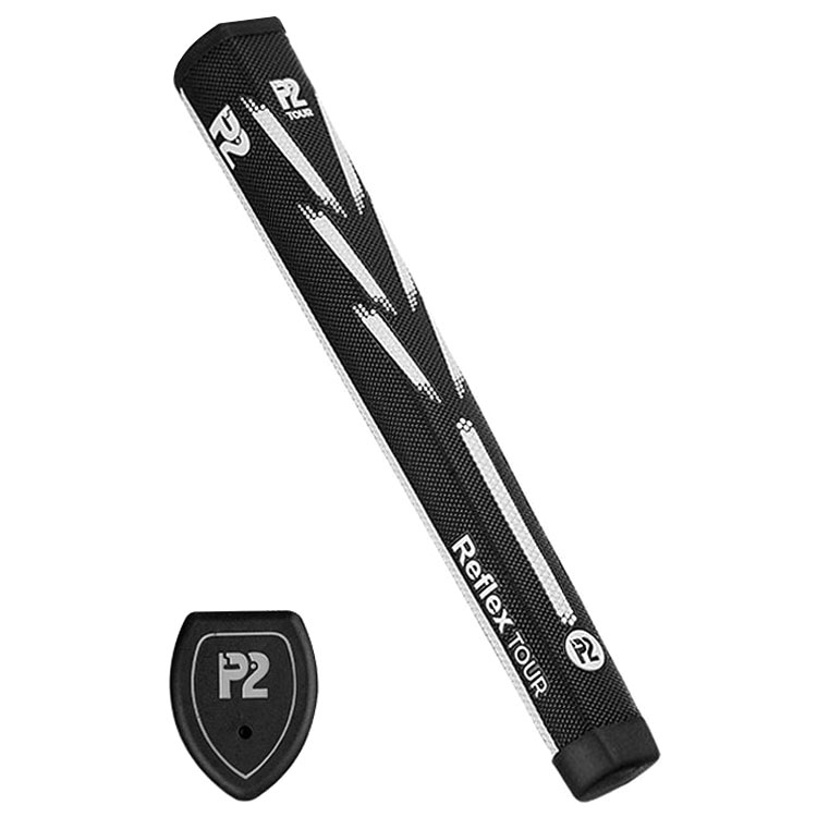 P2 Reflex Tour Golf Putter Grip Black / White
