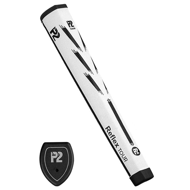 P2 Reflex Tour Golf Putter Grip White / Black