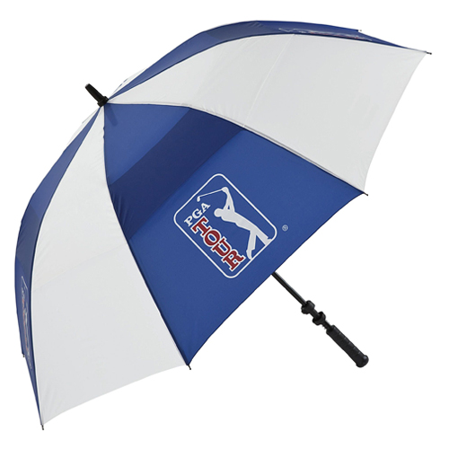 PGA Tour 62 Inch Golf Umbrella White / Blue