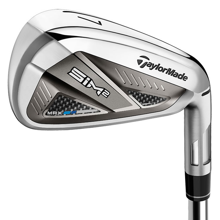 TaylorMade SIM 2 Max Golf Irons Mens  /  Right Handed  /  Graphite