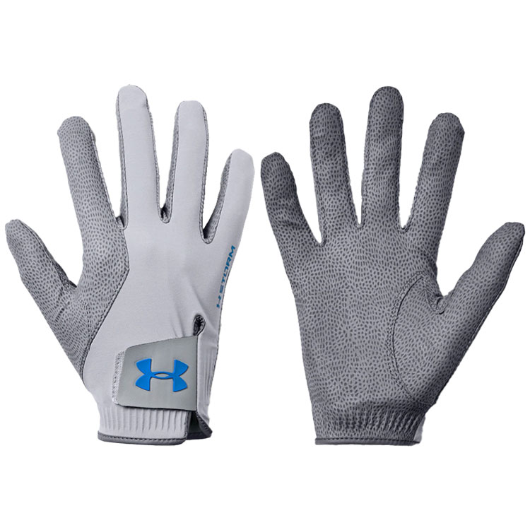Under Armour Storm Rain Golf Gloves (Pair Pack) Steel / Royal