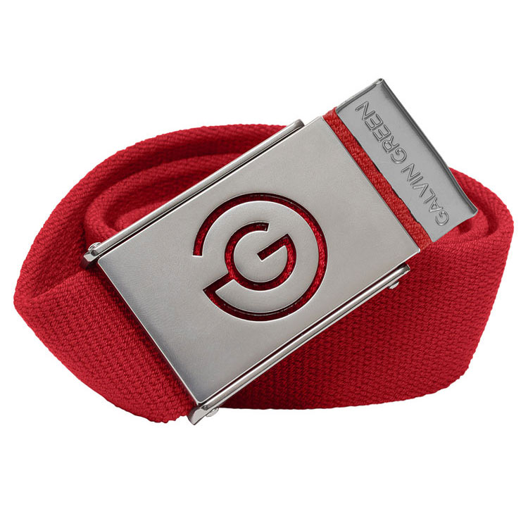 Galvin Green Warren Golf Belt Red
