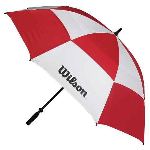 Wilson Dual Canopy Golf Umbrella White / Red